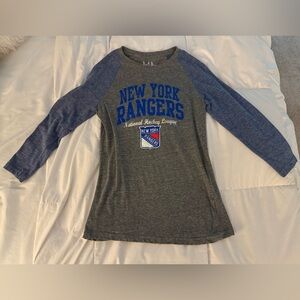 New York Rangers 3/4 t-shirt